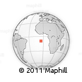 Outline Map of the Area around 9° 15' 16" S, 5° 1' 30" W, rectangular outline
