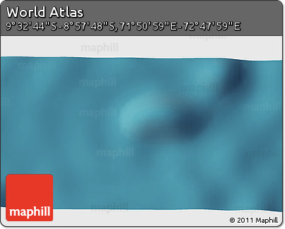 Satellite 3D Map of the Area around 9° 15' 16" S, 72° 19' 29" E