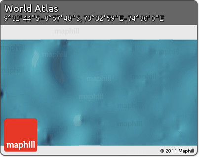 Satellite 3D Map of the Area around 9° 15' 16" S, 74° 1' 30" E