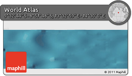 Satellite Panoramic Map of the Area around 9° 15' 16" S, 74° 1' 30" E