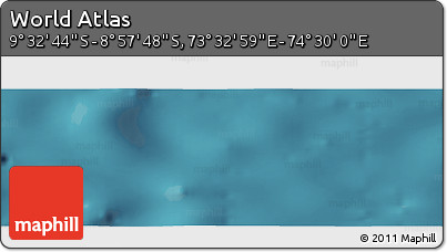 Satellite Panoramic Map of the Area around 9° 15' 16" S, 74° 1' 30" E