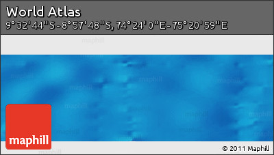 Physical Panoramic Map of the Area around 9° 15' 16" S, 74° 52' 30" E