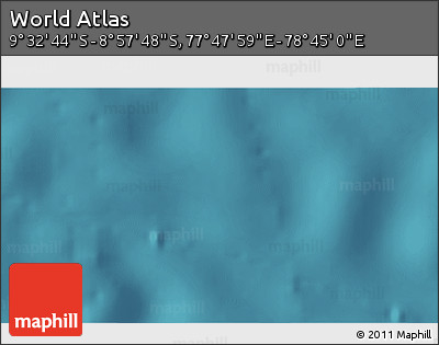 Satellite 3D Map of the Area around 9° 15' 16" S, 78° 16' 30" E