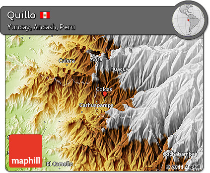 Physical 3D Map of Quillo