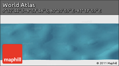 Satellite Panoramic Map of the Area around 9° 15' 16" S, 80° 49' 29" E