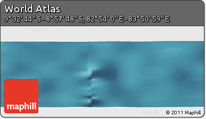 Satellite Panoramic Map of the Area around 9° 15' 16" S, 83° 22' 30" E