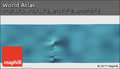Satellite Panoramic Map of the Area around 9° 15' 16" S, 83° 22' 30" E