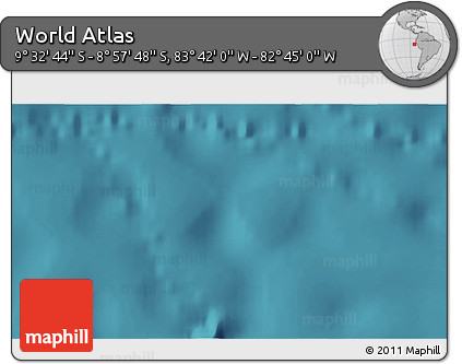 Satellite 3D Map of the Area around 9° 15' 16" S, 83° 13' 29" W