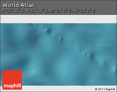 Satellite 3D Map of the Area around 9° 15' 16" S, 85° 55' 30" E