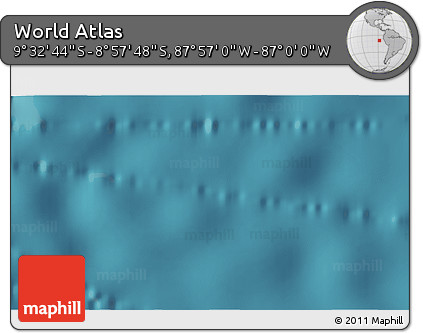 Satellite 3D Map of the Area around 9° 15' 16" S, 87° 28' 29" W