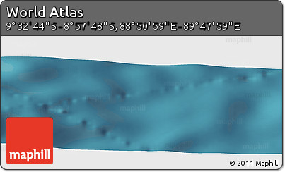 Satellite Panoramic Map of the Area around 9° 15' 16" S, 89° 19' 29" E