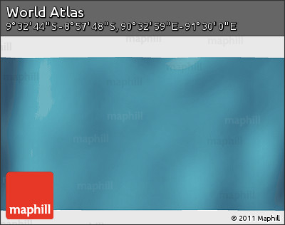 Satellite 3D Map of the Area around 9° 15' 16" S, 91° 1' 30" E