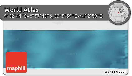 Satellite Panoramic Map of the Area around 9° 15' 16" S, 93° 34' 29" E