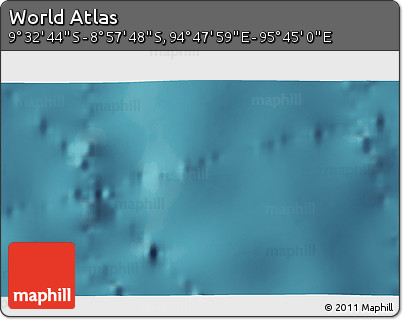 Satellite 3D Map of the Area around 9° 15' 16" S, 95° 16' 30" E
