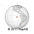Outline Map of the Area around 9° 15' 16" S, 95° 7' 30" W, rectangular outline