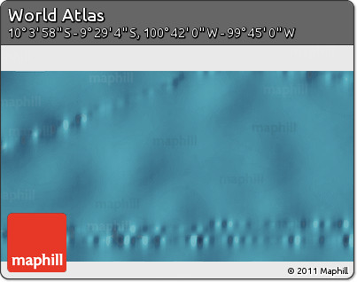 Satellite 3D Map of the Area around 9° 46' 31" S, 100° 13' 29" W