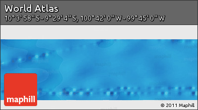 Political Panoramic Map of the Area around 9° 46' 31" S, 100° 13' 29" W