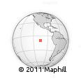 Outline Map of the Area around 9° 46' 31" S, 105° 19' 29" W, rectangular outline
