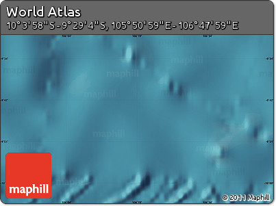 Satellite Map of the Area around 9° 46' 31" S, 106° 19' 29" E