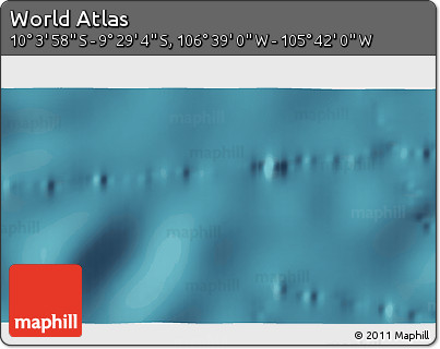 Satellite 3D Map of the Area around 9° 46' 31" S, 106° 10' 30" W