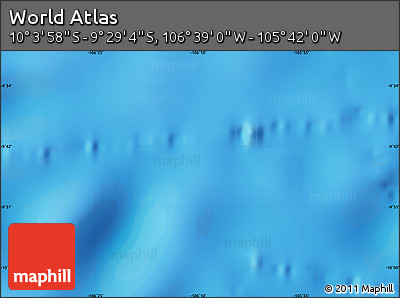 Physical Map of the Area around 9° 46' 31" S, 106° 10' 30" W