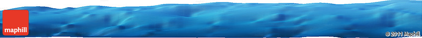 Shaded Relief Horizon Map of the Area around 9° 46' 31" S, 108° 1' 30" E