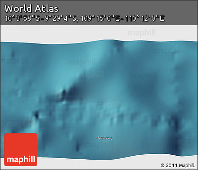 Satellite 3D Map of the Area around 9° 46' 31" S, 109° 43' 29" E