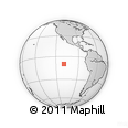 Outline Map of the Area around 9° 46' 31" S, 109° 34' 29" W, rectangular outline