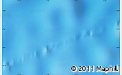 Physical Map of the area around 9° 46' 31" S, 10° 58' 29" W