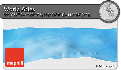 Political Panoramic Map of the Area around 9° 46' 31" S, 113° 7' 30" E