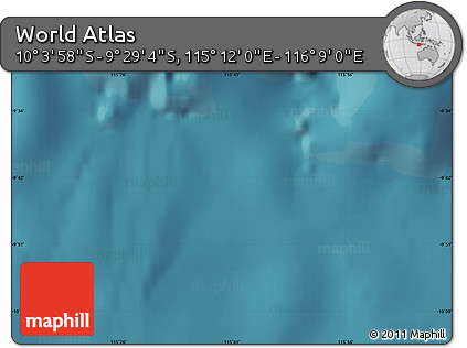 Satellite Map of the Area around 9° 46' 31" S, 115° 40' 30" E