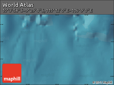 Satellite Map of the Area around 9° 46' 31" S, 115° 40' 30" E