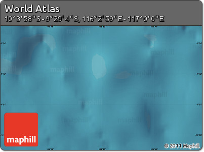 Satellite Map of the Area around 9° 46' 31" S, 116° 31' 30" E