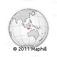 Outline Map of the Area around 9° 46' 31" S, 116° 31' 30" E, rectangular outline