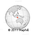 Outline Map of the Area around 9° 46' 31" S, 120° 46' 30" E, rectangular outline
