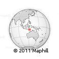 Outline Map of the Area around 9° 46' 31" S, 122° 28' 29" E, rectangular outline