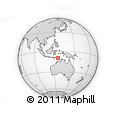 Outline Map of the Area around 9° 46' 31" S, 125° 52' 30" E, rectangular outline