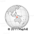 Outline Map of the Area around 9° 46' 31" S, 128° 25' 30" E, rectangular outline