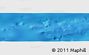 Shaded Relief Panoramic Map of the area around 9° 46' 31" S, 129° 58' 29" W