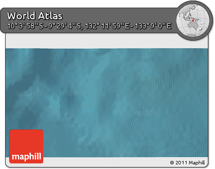 Satellite 3D Map of the Area around 9° 46' 31" S, 132° 40' 30" E