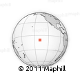 Outline Map of the Area around 9° 46' 31" S, 138° 28' 29" W, rectangular outline