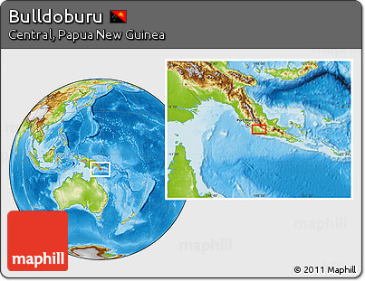 Physical Location Map of Bulldoburu