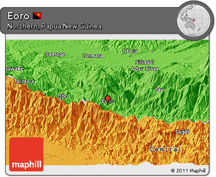 Political Panoramic Map of Eoro