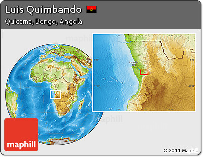 Physical Location Map of Luis Quimbando
