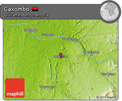 Physical Map of Caxombo