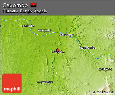 Physical Map of Caxombo