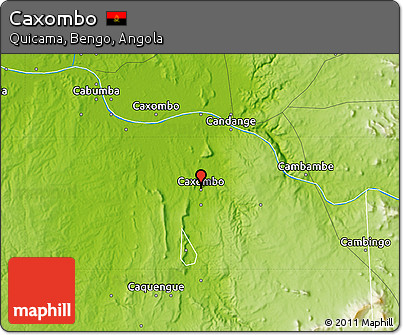 Physical Map of Caxombo