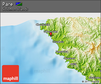 Physical 3D Map of Pare