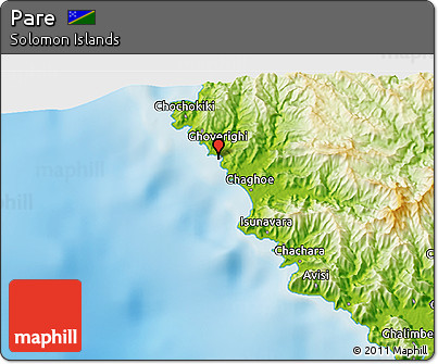 Physical 3D Map of Pare