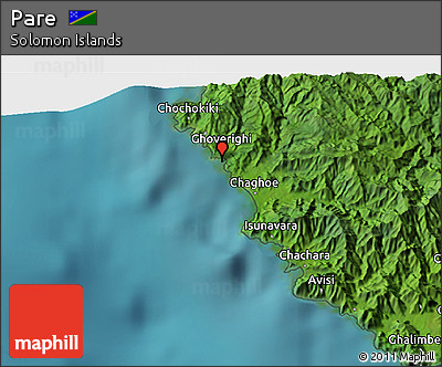 Satellite 3D Map of Pare